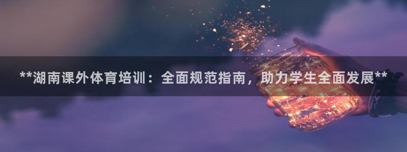 耀世娱乐网站：**湖南课外体育培训：全面规范指南，助