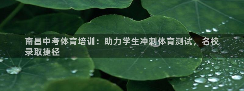 耀世娱乐挂机怎么玩：南昌中考体育培训：助力学生冲刺体
