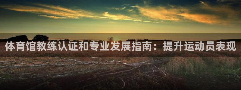 耀世娱乐是不是很黑的：体育馆教练认证和专业发展指南：