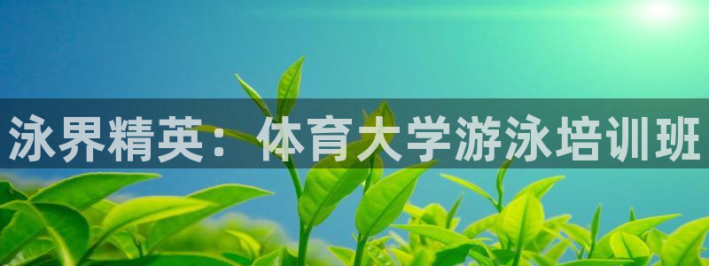 耀世平台代理怎么做：泳界精英：体育大学游泳培训班