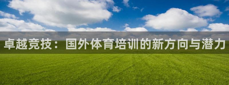 耀世娱乐挂机事件详情：卓越竞技：国外体育培训的新方向